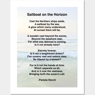 Sailboat on the Horizon Poem Posters and Art